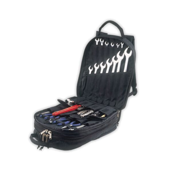 Kunys TOOL WORKS SW1132 Tool Backpack, Nylon, Black
