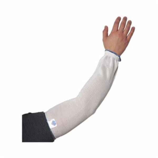 PIP Kut Gard 20-D21TO 20-DTO Cut-Resistant Sleeves With Thumb Hole, 21 in L x 1 ply THK, Dyneema, White