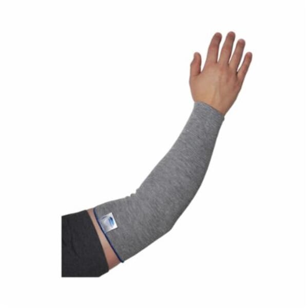 PIP Kut Gard 20-TG18TO 20-TGTO Cut-Resistant Sleeves With Thumb Hole, 2-3/4 in, 18 in L x 2 ply THK, Dyneema/Nylon Blend, Gray