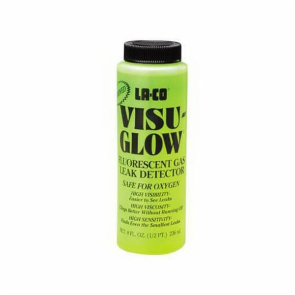 LA-CO 032898 Gas Leak Detector, 8 fl-oz, Liquid/Viscous Form, Light Yellow/Green
