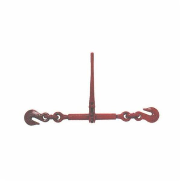 Lebus 1048422 L-140 Standard Ratchet Load Binder, 6.8 ton Load, 10 mm, 13 mm Chain/Rope, 203 mm Take Up, 1-Piece/Forged Handle, G70, G80, G100