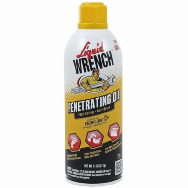 Liquid Wrench L116 Penetrating Oil, 16 oz Plastic Bottle, Liquid, Yellow,  0.89