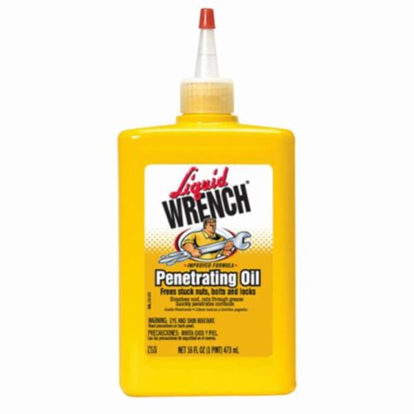 Liquid Wrench L116 Penetrating Oil, 16 oz Plastic Bottle, Liquid, Yellow,  0.89