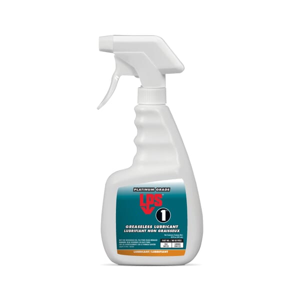 LPS LPS 1 00122 Greaseless Lubricant, 22 fl-oz Plastic Trigger, Liquid Form, Pale Amber, 0.79 to 0.81