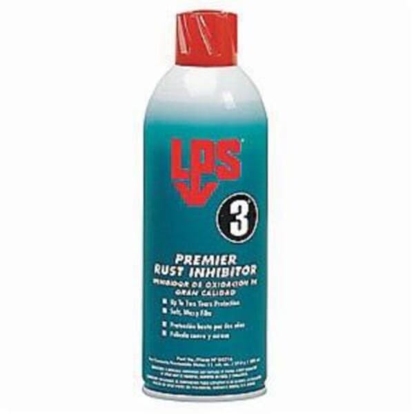 LPS LPS 3 00316 Premier Corrosion Rust Inhibitor, 11 oz Aerosol Can, Cloudy Liquid, Brown, 0.81 to 0.83 at 20 deg
