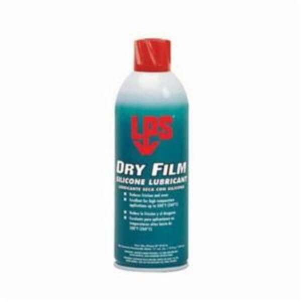 LPS 01616 Non-Flammable Silicone Lubricant, 16 oz Aerosol Can, Liquid Form, Clear Glass, -40 to 500 deg F