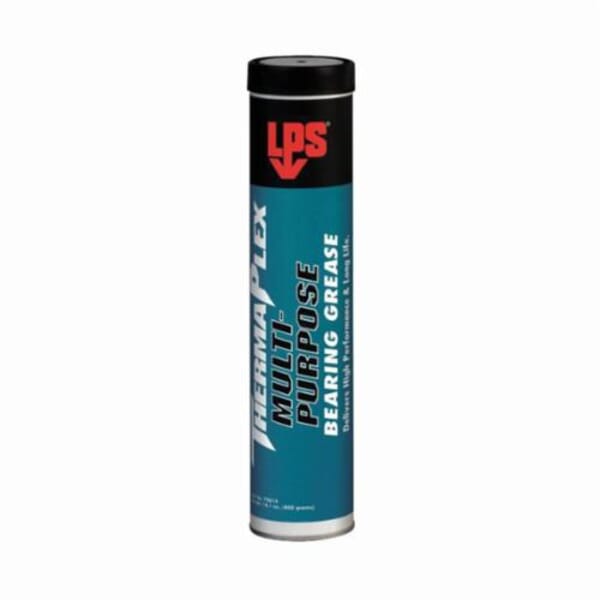 LPS 70614 ThermaPlex Multi-Purpose Bearing Grease, 14.1 oz Cartridge, Paste Form, Blue/Black, -22 to 350 deg F