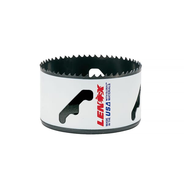 Lenox SPEED SLOT 3005656L Hole Saw With T2 Technology With T2 Technology, 3-1/2 in Dia, 1-7/8 in D Cutting, Bi-Metal Cutting Edge, 5/8 in Arbor
