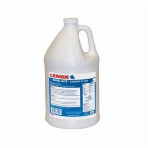 Lenox Band-Ade 68004 Biodegradable Cutting and Grinding Fluid, 1 gal Bottle, Petroleum Odor/Scent, Liquid Form, Yellow