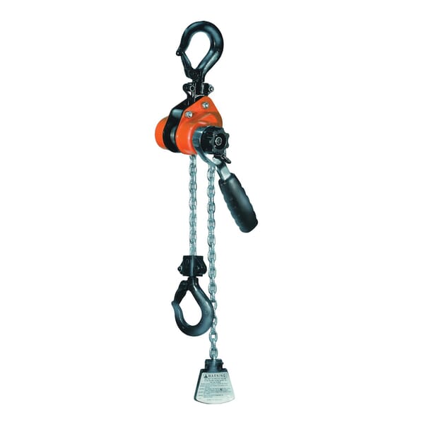 Lift-All 603MHX10 Imported Mini-Ratchet Hoist, 1100 lb Load, 10 ft H Lifting, 78 lb Rated
