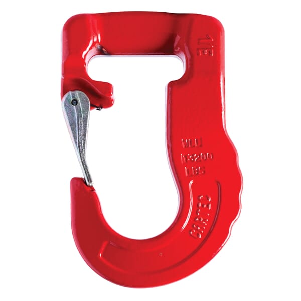 Lift-All Tuflex DCH4 Imported Direct Connect Hook, 13200 lb Vertical Capacity 0.5 ft L, Alloy Steel, Red
