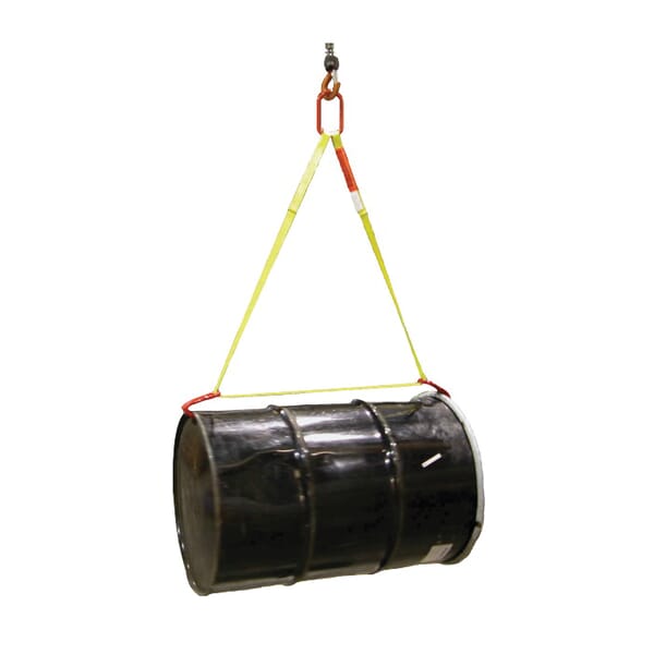 Lift-All DSH601D Horizontal Drum Sling, 1500 lb Load, 12 in OAL, 1 in W Strap