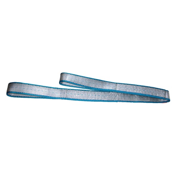 Lift-All Tuff-Edge II Webmaster 1600 EE2801TTX6 Twisted Eye and Type 4 Eye Web Sling, 6 ft L x 1 in W, 3200 lb, Polyester