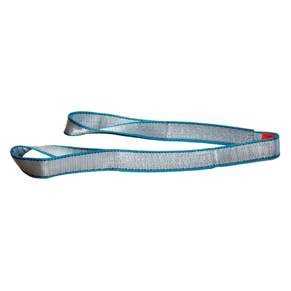 Lift-All Tuff-Edge II Webmaster 1600 EE2804TTX8 Twisted Eye and Type 4 Eye Web Sling, 8 ft L x 4 in W, 11500 lb, Polyester