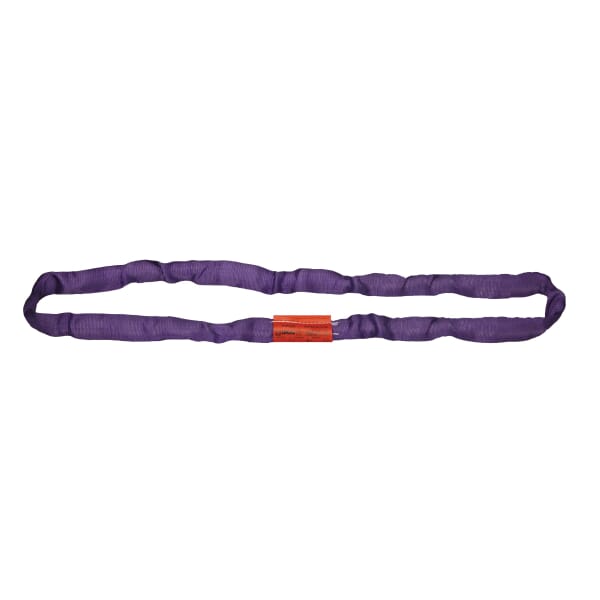 Lift-All Tuflex EN30X4 Endless Round Sling, 4 ft L, 2600 lb, Polyester, Purple