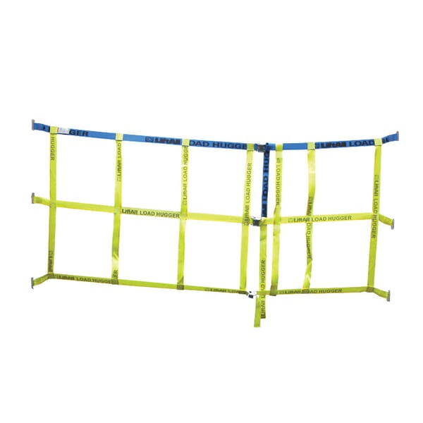 Lift-All LoadHugger ENET37 Cargo Net With Cam Buckle, 120 in L x 42 in W, 1600 lb Load, Spring E-Track End Style