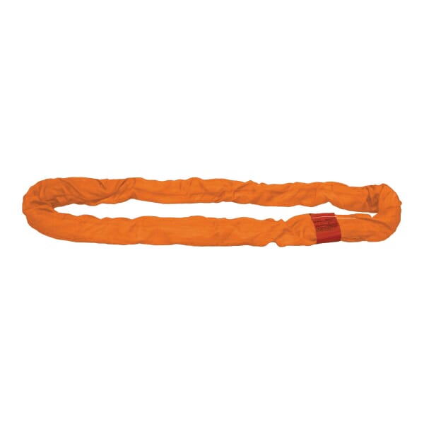 Lift-All Keyflex KEN25KX11 Endless Round Sling, 11 ft L, 25000 lb, Aramid/Polyester, Orange