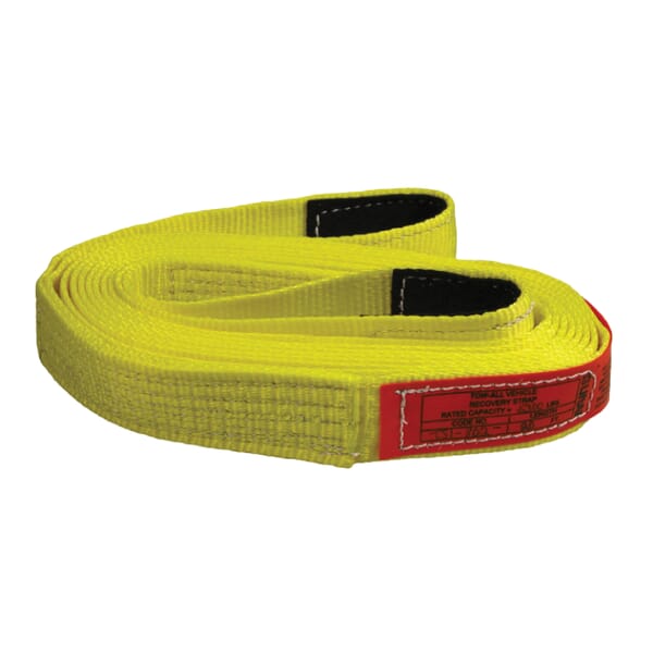Lift-All TOW-ALL Webmaster 1600 2-Ply Tow Strap, 10700 lb Capacity, 2 in, Polyester