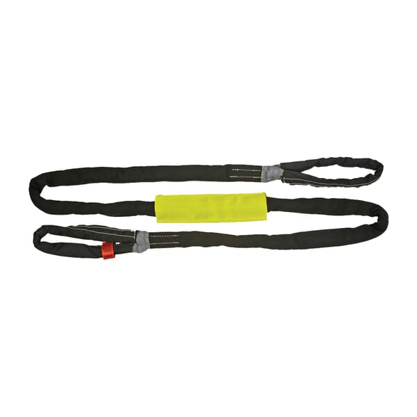 Lift-All TOW-ALL Tuflex Tow Strap, 51600 lb Capacity, Eye and Eye Hook, Polyester