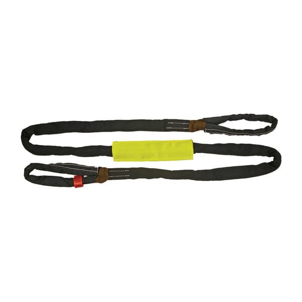 Lift-All TOW-ALL Tuflex Tow Strap, 83300 lb Capacity, Eye and Eye Hook, Polyester