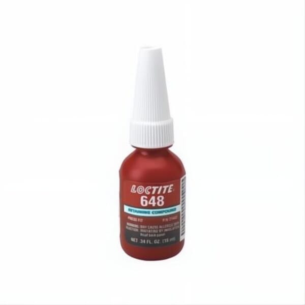 Loctite 1835920 648 High Strength Retaining Compound, 50 mL Bottle, Liquid, Green, 1.1299999999999999