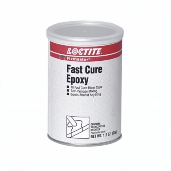 Loctite Fixmaster 209717 Fast Cure High Performance Epoxy Adhesive, 0.12 oz Mixer Cup, Gray, 12 hr Curing