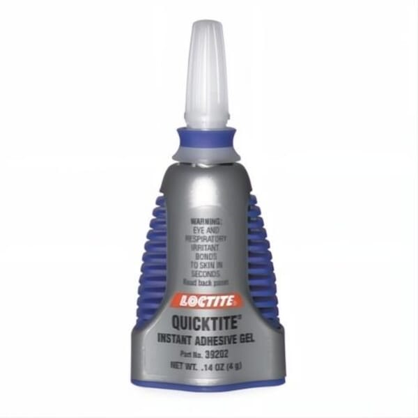 Loctite 680522 QuickTite General Purpose Instant Adhesive, 1.4 oz Bottle, Clear, 24 hr Curing