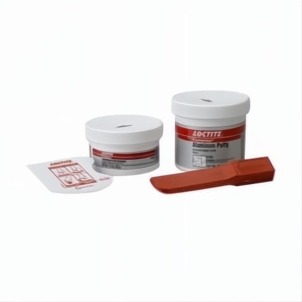 Loctite Fixmaster 235615 PC 7254 2-Part Aluminum Putty, 1 lb Kit, Paste Form, Silver Part A/Gray Part B, Part A: 1.5/Part B: 1.5634