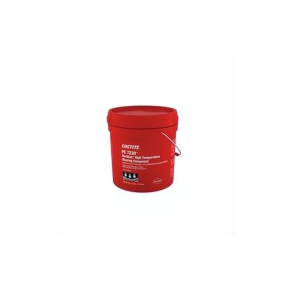 Loctite Nordbak 235631 PC 7230 2-Part High Temperature Wearing Compound, 25 lb Container, Paste Form, Gray, 8.7 sq-ft Coverage