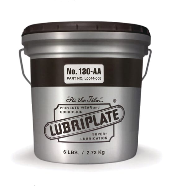 Lubriplate L0044-005 130-AA Multi-Purpose Grease, 6 lb Tub, Solid Form, Beige, -15 to 170 deg F