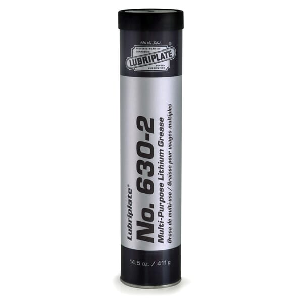 Lubriplate L0072-098 630-2 Multi-Purpose Grease, 14.5 oz Cartridge, Solid, Off-White, 5 to 275 deg F
