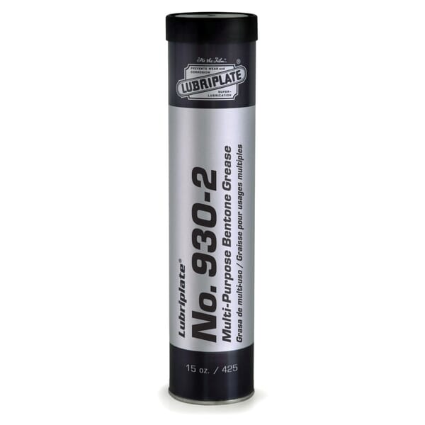Lubriplate L0100-098 930-2 Multi-Purpose Grease, 14.5 oz Cartridge, Solid, Off-White, 5 to 375 deg F