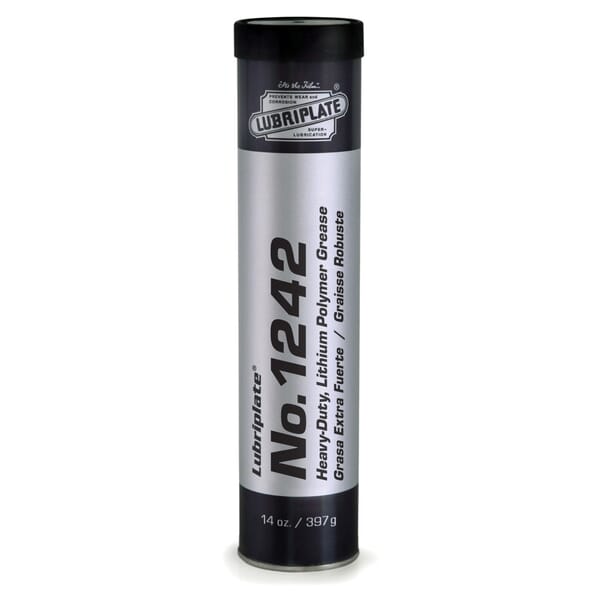 Lubriplate L0106-098 1240 Extreme Pressure Multi-Purpose Grease, 14.5 oz Cartridge, Gel/Paste Form, Off-White, 15 to 300 deg F