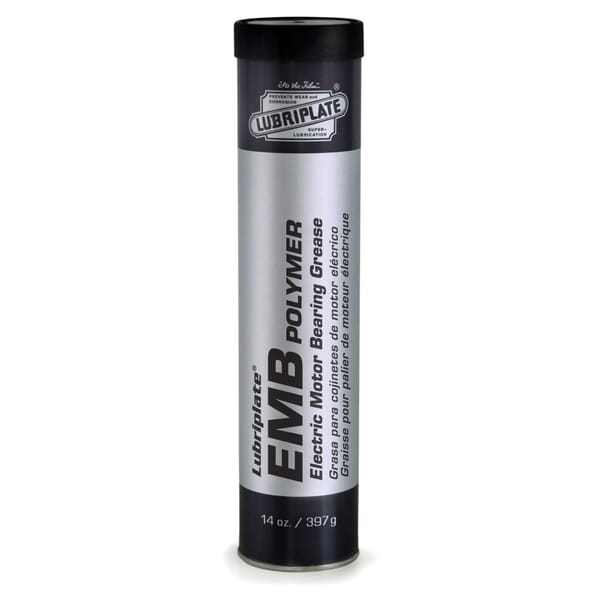 Lubriplate L0148-098 EMB Bearing Grease, 14.5 oz Cartridge, Solid, Off-White, -10 to 340 deg F