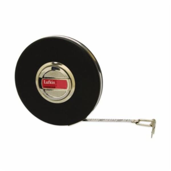 Crescent HC253 Leader Tape Measure, 50 ft L x 3/8 in W Blade, Steel Blade, Imperial Measuring System