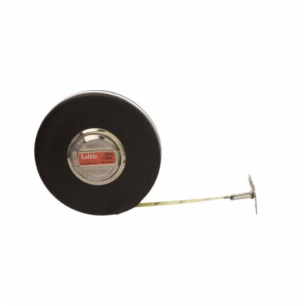 Crescent HW226ME Banner Tape Measure, 100 ft L x 3/8 in W Blade, Steel Blade, 1/8ths, 1 mm Graduation