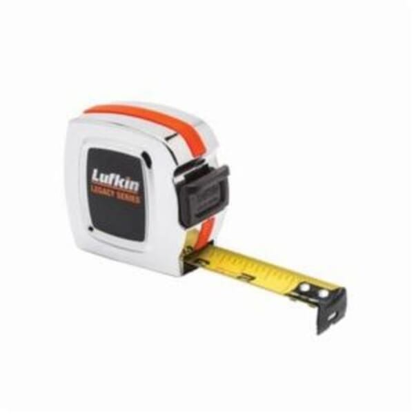 Crescent L916 Legacy Tape Measure, 16 ft L x 1 in W Blade, Consecutive in to 16ths Graduation