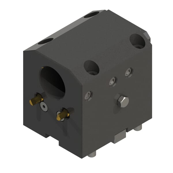 Lyndex-Nikken BMT45-BG12Z-C Axial Static Z-Axis Boring Bar Holder With Internal Coolant, BG12 Workpiece Side, 1-1/4 in Arbor/Shank