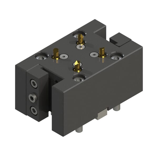 Lyndex-Nikken BMT45-OD75X-MS 2-Output Radial Static X-Axis Turning Tool, OD75 Workpiece Side, 3/4 in Arbor/Shank