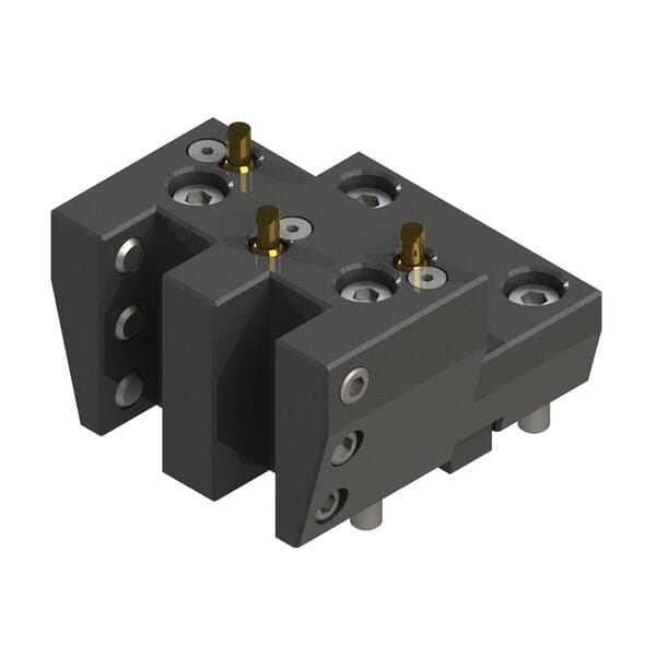 Lyndex-Nikken BMT45-OD75Y-MD 2-Output Radial Static X-Axis Turning Tool, OD75 Workpiece Side, 3/4 in Arbor/Shank