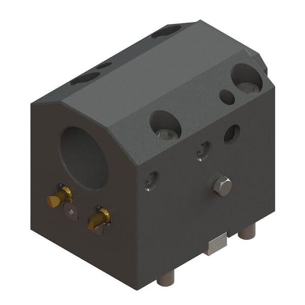 Lyndex-Nikken BMT55-BG15Z-C Axial Static Z-Axis Boring Bar Holder With Internal Coolant, BG15 Workpiece Side, 1-1/2 in Arbor/Shank