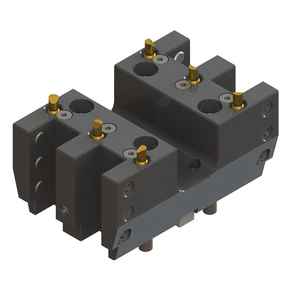 Lyndex-Nikken BMT55-OD10X-MSD 4-Output Radial Static X-Axis Turning Tool, OD10 Workpiece Side, 1 in Arbor/Shank