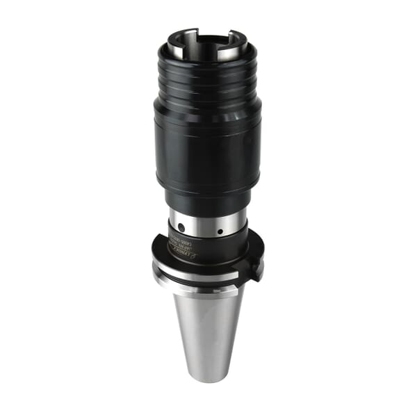 Lyndex-Nikken C4005-0562-3.98(C) Tension/Compression Tap Holder With Coolant Through, Tapered Shank, CAT40 Taper, #1 Adapter, 9/16 in Max Tap Capacity, 1/8 in Max Pipe Tap Capacity