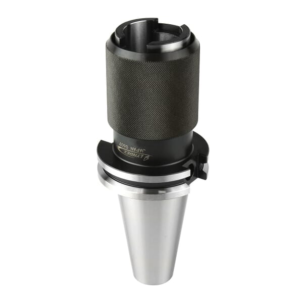 Lyndex-Nikken C40R5-0562-2.87(C) Rigid Tap Holder With Coolant Through, Tapered Shank, CAT40 Taper, #1 Adapter, 9/16 in Max Tap Capacity, 1/8 in Max Pipe Tap Capacity