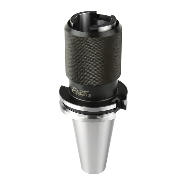 Lyndex-Nikken C40R5-0875-3.50(C) Rigid Tap Holder With Coolant Through, Tapered Shank, CAT40 Taper, #2 Adapter, 7/8 in Max Tap Capacity, 1/2 in Max Pipe Tap Capacity