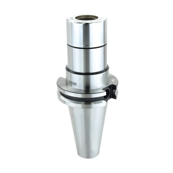 Lyndex-Nikken CAT40-SK10-90UP-IDU High Speed ID Chip Hole Slim Collet Chuck, CAT Taper Shank, CAT40 Modular Connection, SK10 Collet System, SK10 Chuck