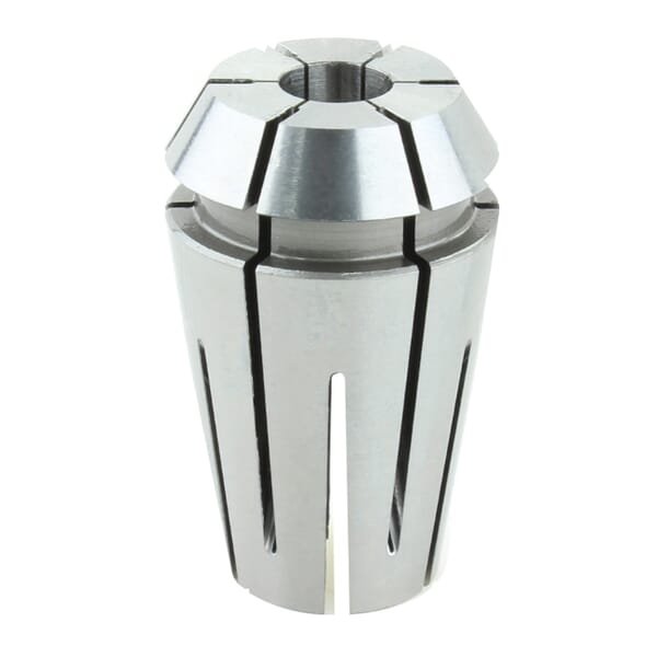 Lyndex-Nikken E16-275(C) Metric Sealed Collet With Coolant Through, ER16, 27 mm OAL, 7 mm Capacity, 17.2 mm Dia Body, 17.2 mm Dia Head