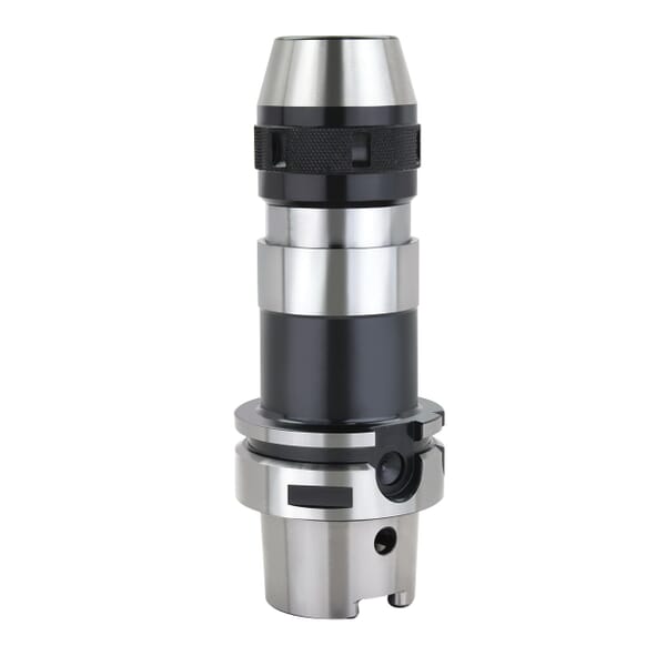 Lyndex-Nikken HSK100A-NPU13C-145 Drill Chuck With Coolant Through, 1/2 in Capacity, HSK100A Mounting, Ball Bearing, NPU13C Keyless Key