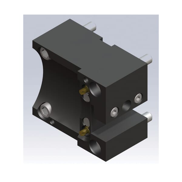 Lyndex-Nikken MNL12-OD25MX Mori Seiki NL12 Radial Static X-Axis Turning Holder, OD25 Workpiece Side, 25 mm Arbor/Shank