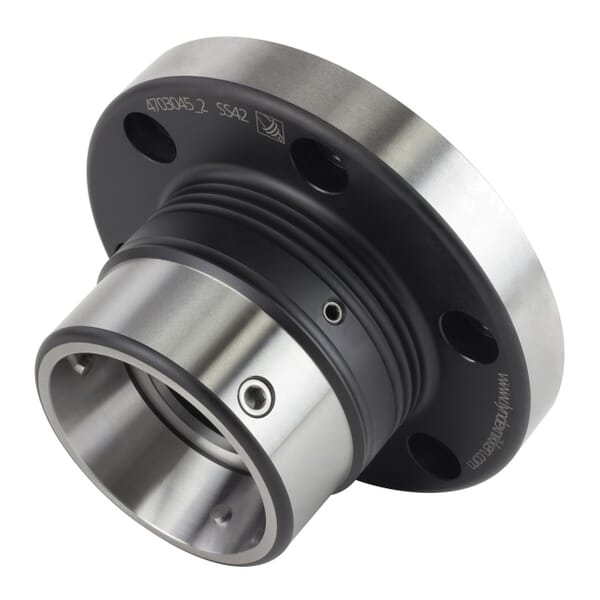 Lyndex-Nikken QCC-PB65-A6 Direct Mount Pull Back Collet Chuck With Blank Thread Adapter, A2-6 Spindle Mount, Quick-Change Collet System